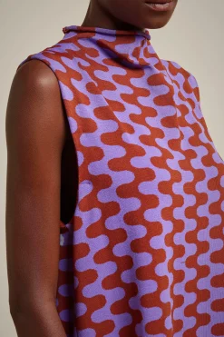 Liviana conti Abito Jacquard-Donna Abiti E Tute