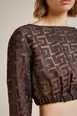 Liviana conti Blusa Macrame'-Donna Top Camicie E Maglie