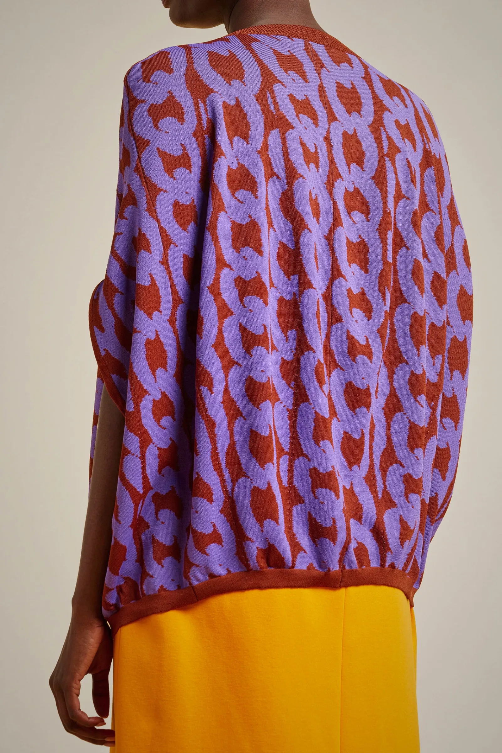 Liviana conti Cappa Jacquard-Donna Top Camicie E Maglie