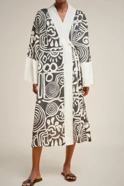 Liviana conti Kimono Lungo-Donna Top Camicie E Maglie