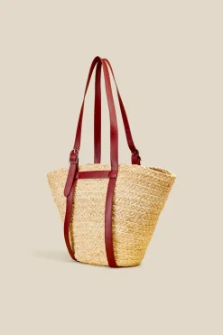 Liviana conti Maxi Tote Rafia-Donna Borse E Accessori