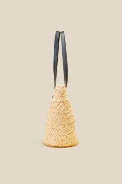 Liviana conti Mini Tote Rafia-Donna Borse E Accessori