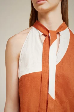 Liviana conti Top Con Fiocco-Donna Linen Selection