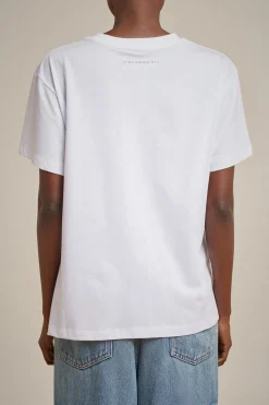Liviana conti T-Shirt Ricamo-Donna Top Camicie E Maglie
