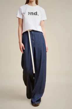 Liviana conti Wide-Leg Jeans-Donna Pantaloni E Gonne